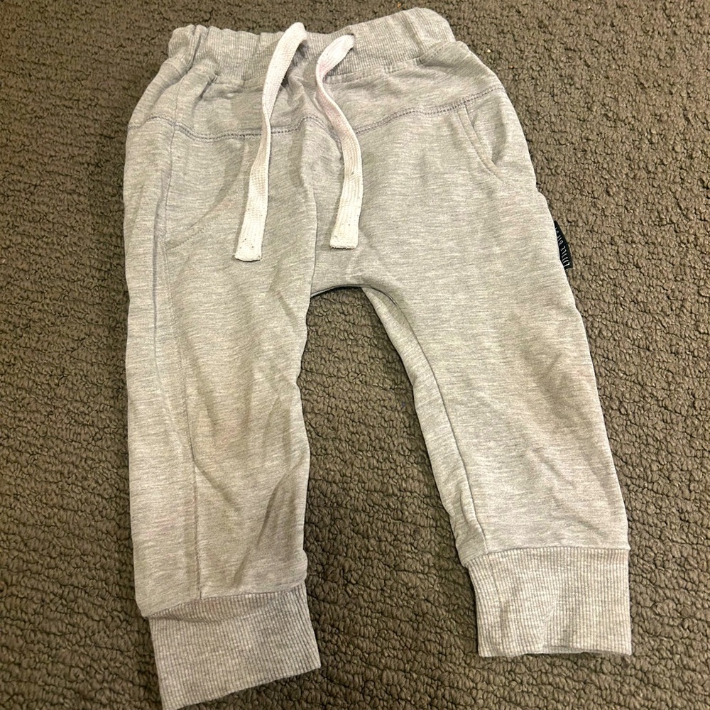 Gray Little Bipsy Jogger 12-18 Months